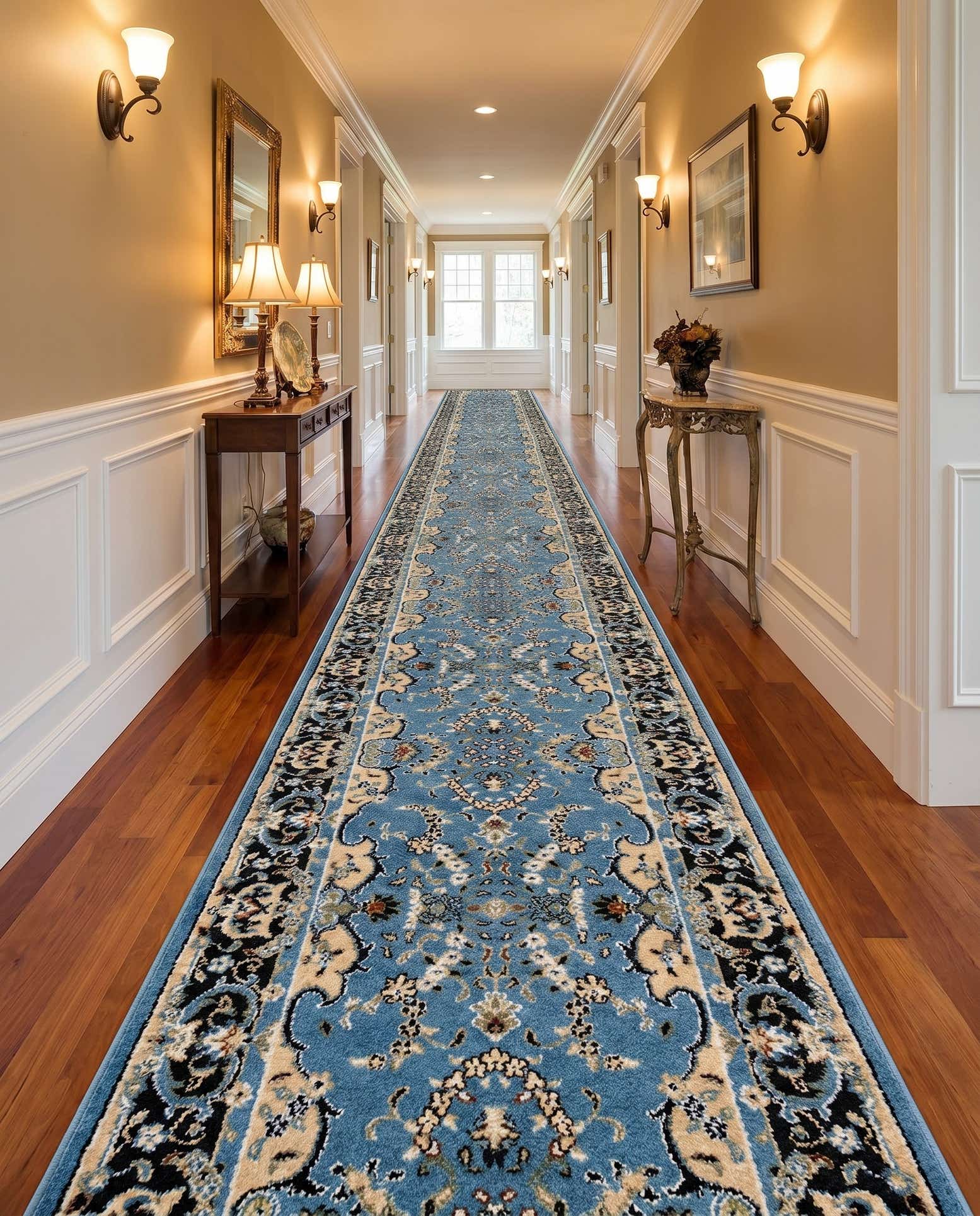 2' 8 x 82' 6 Tabriz Design Runner Rug