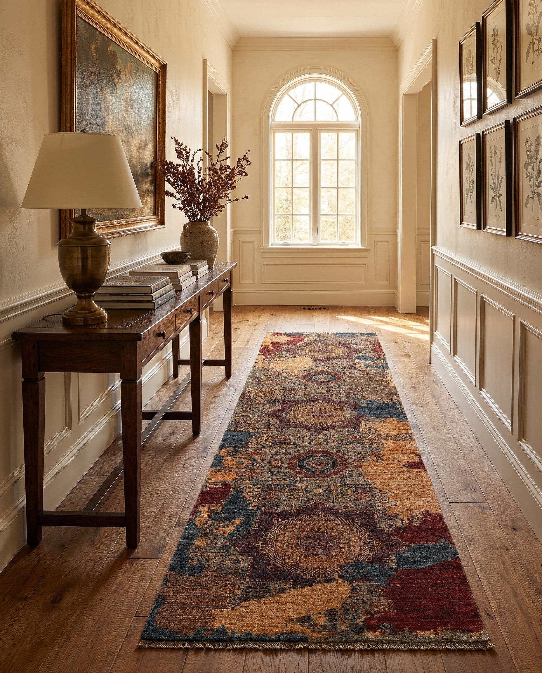 2' 10 x 9' 6 Hand Knotted Mamluk Ziegler Runner Rug