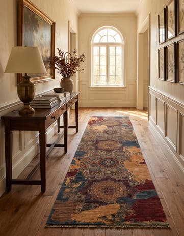 2' 10 x 9' 6 Hand Knotted Mamluk Ziegler Runner Rug