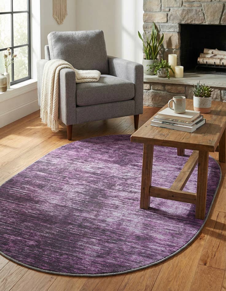 Detail image of 3' 6 x 5' 6 Asha Oval Rug