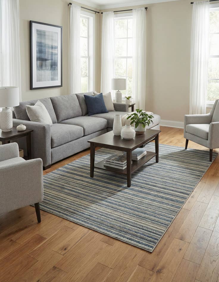 Detail image of 5' 3 x 8' Finsbury Rug