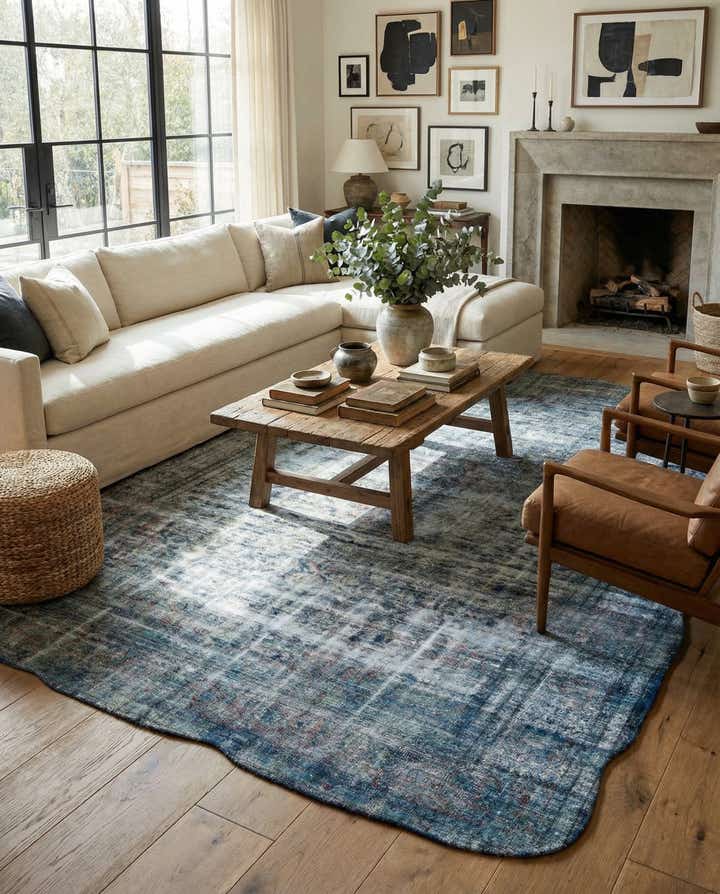 9' 4 x 12' 10 Hand Knotted Ultra Vintage Persian Wool Rug