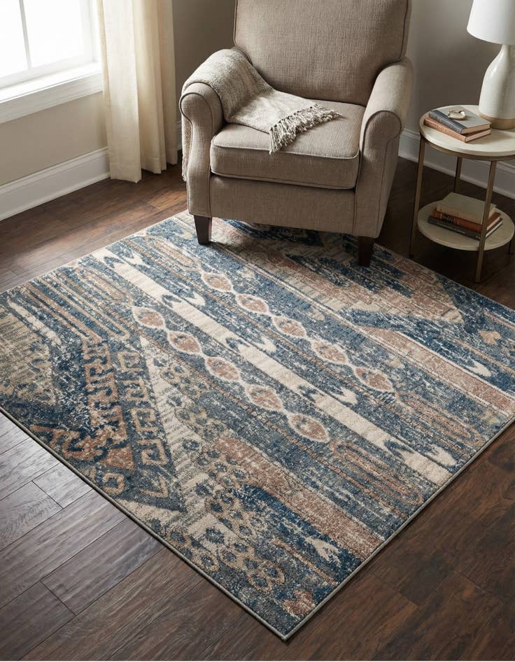 Detail image of 4' x 4' Oregon Square Rug