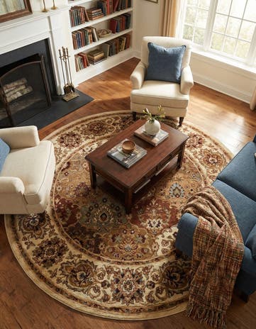 7' 10 x 7' 10 Aditi Round Rug