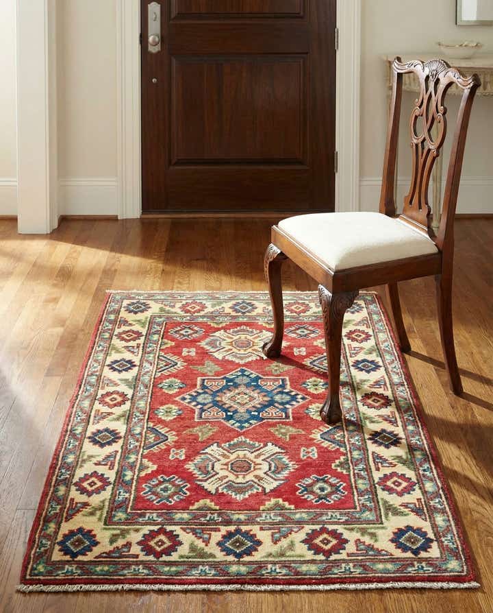 2' 8 x 3' 10 Hand Knotted Kazak Rug
