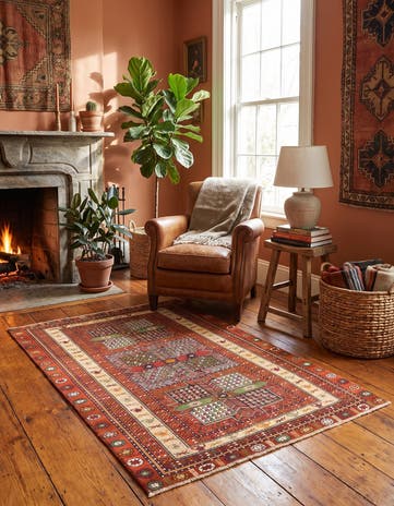 3' 8 x 5' 4 Balouch Rug