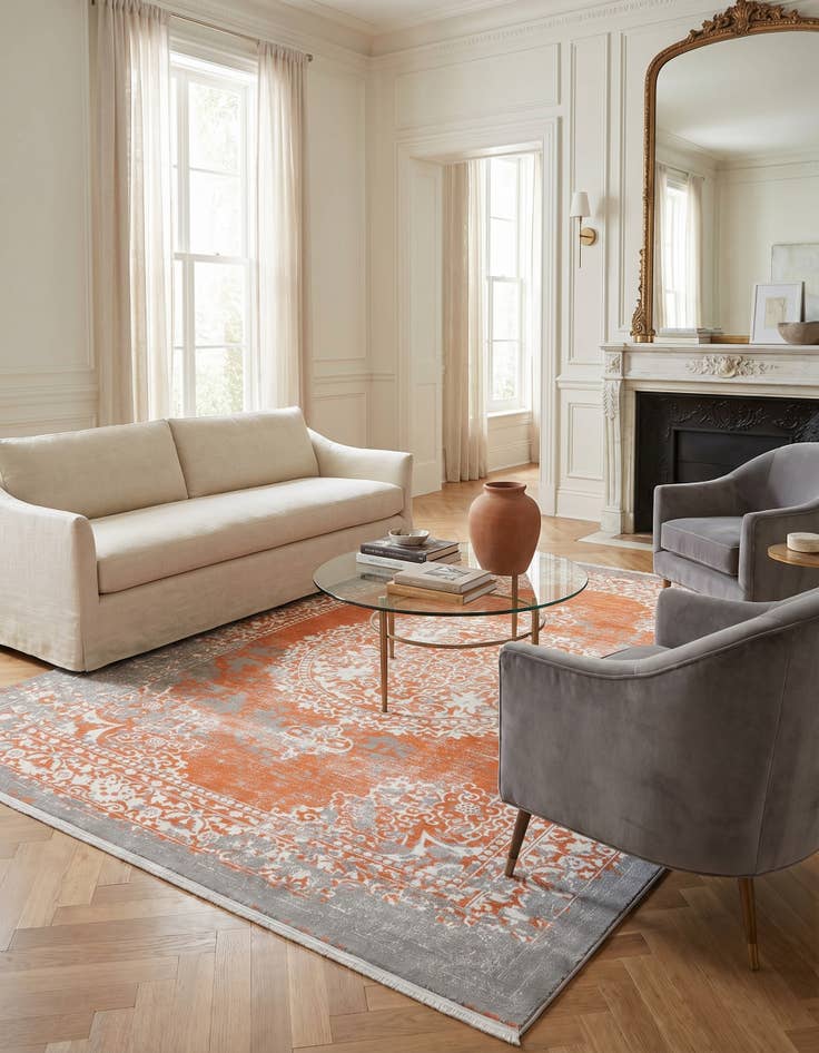 Detail image of 8' x 10' Modern Classical Rug