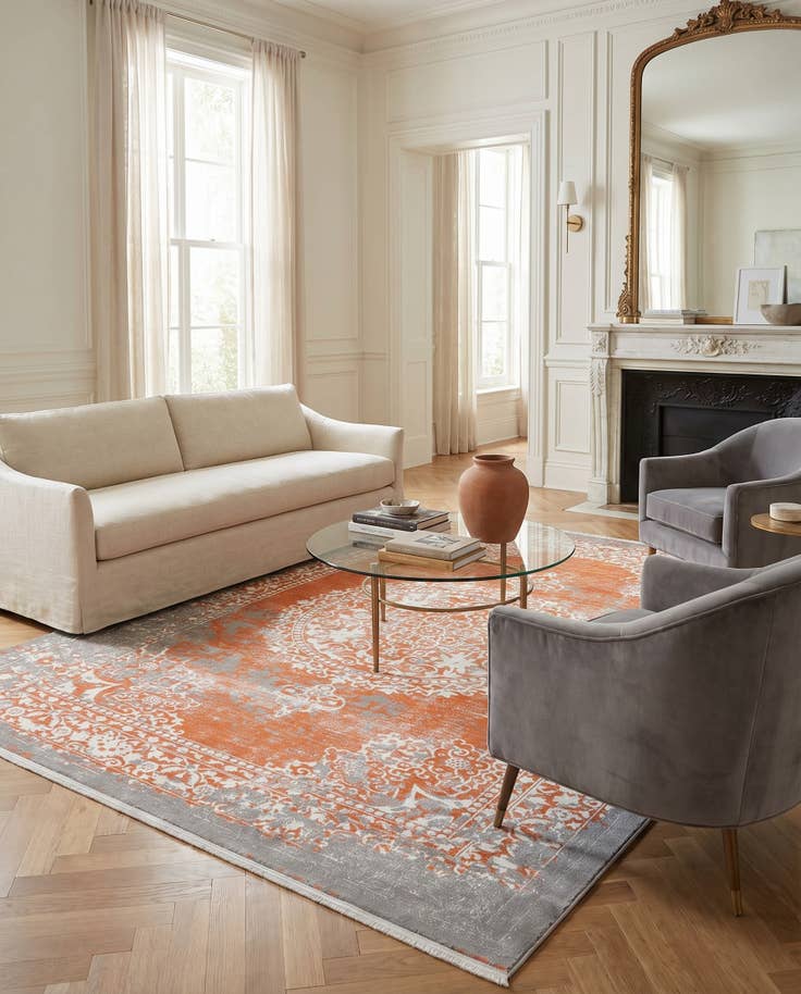 Detail image of 8' x 10' New Vintage Rug