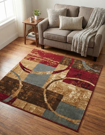 Cafe Square Rug