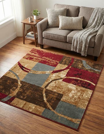 Cafe Square Rug