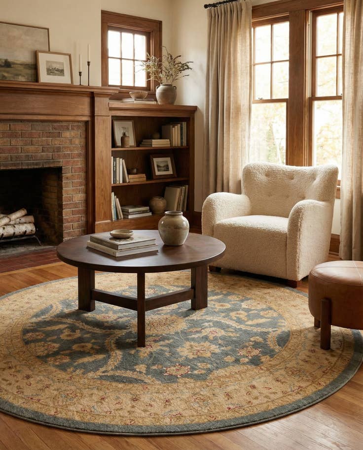 Detail image of 6' x 6' Chelsea Round Rug