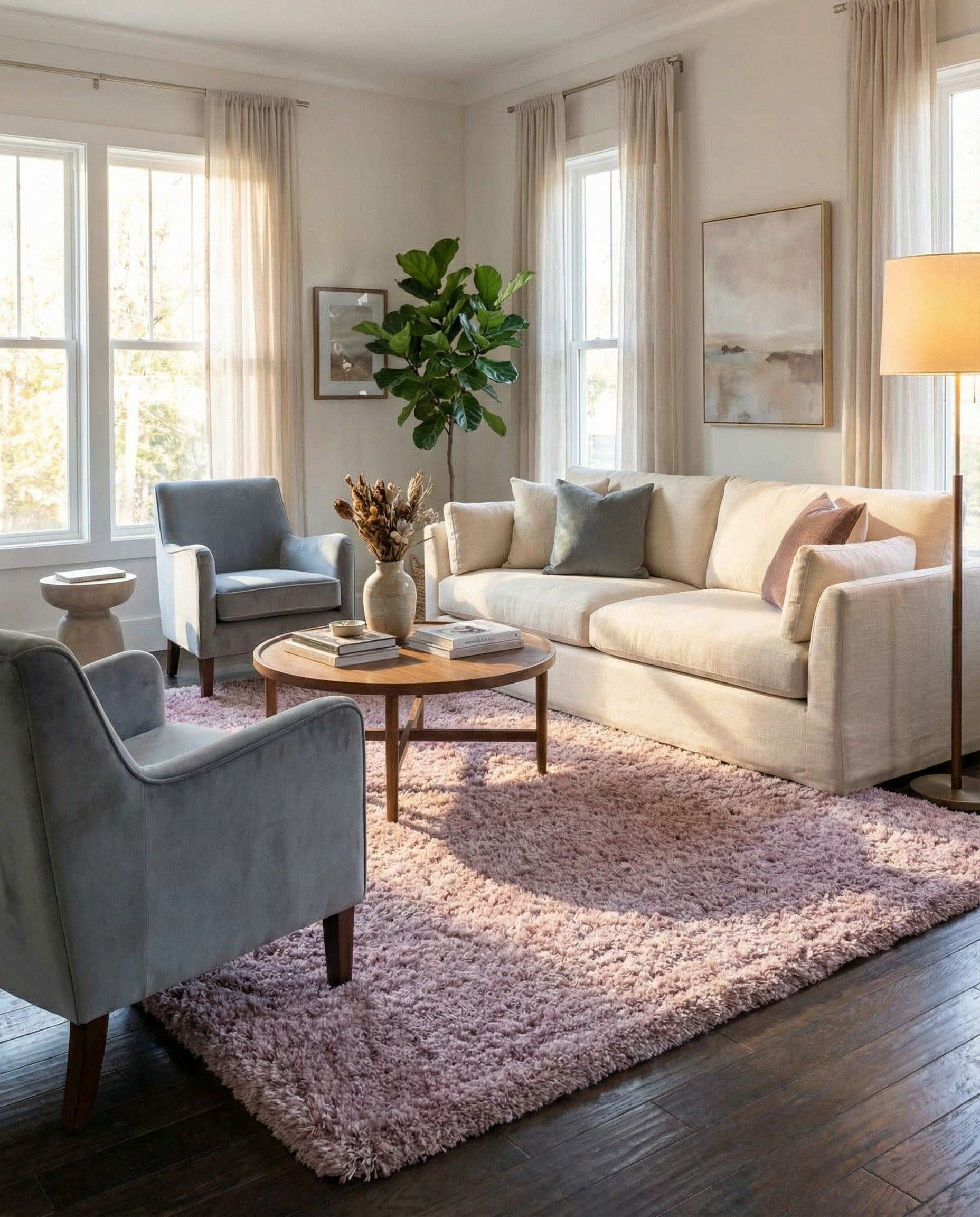 5' x 8' Infinity Shag Rug