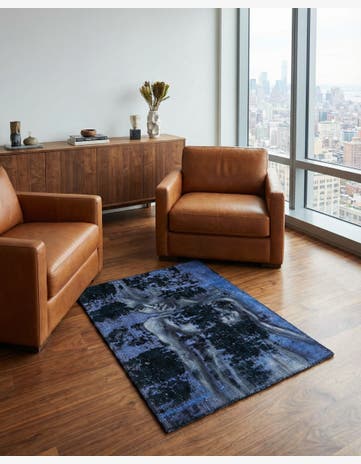 3' 8 x 5' Hand Knotted Ultra Vintage Persian Wool Rug