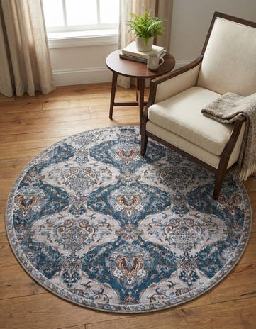 4' x 4' Yara Round Rug