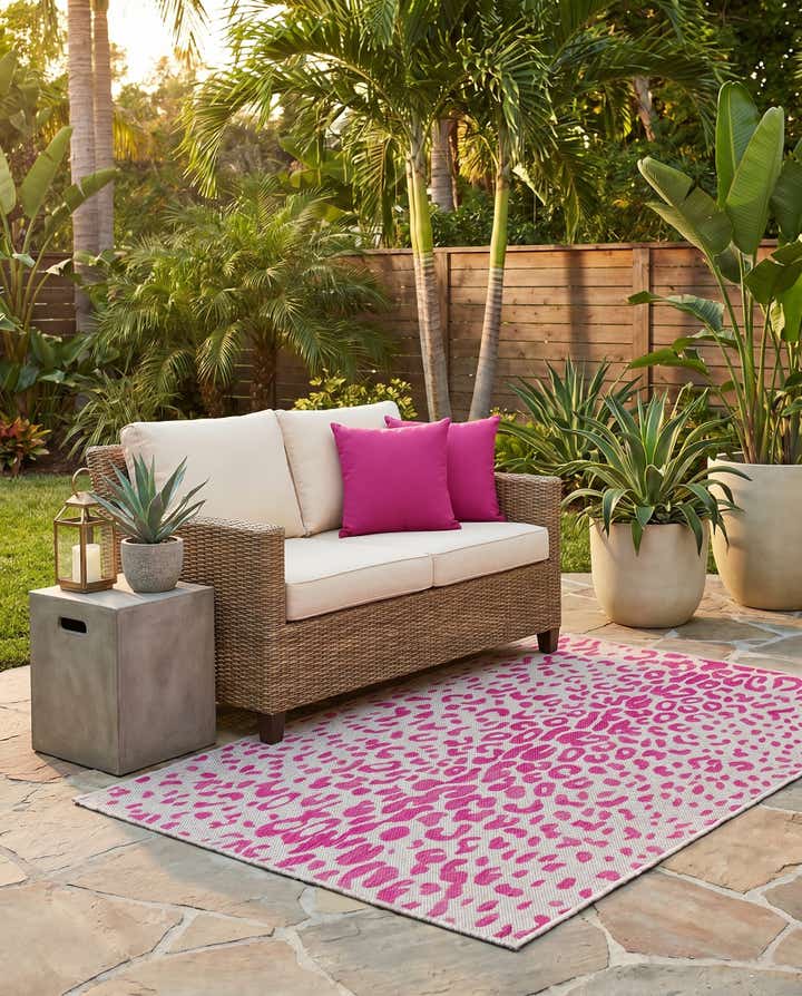 3' x 5' 3 Easy-Clean Safari Indoor / Outdoor Rug