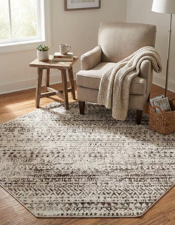 5' 3 x 5' 3 Hermitage Octagon Rug