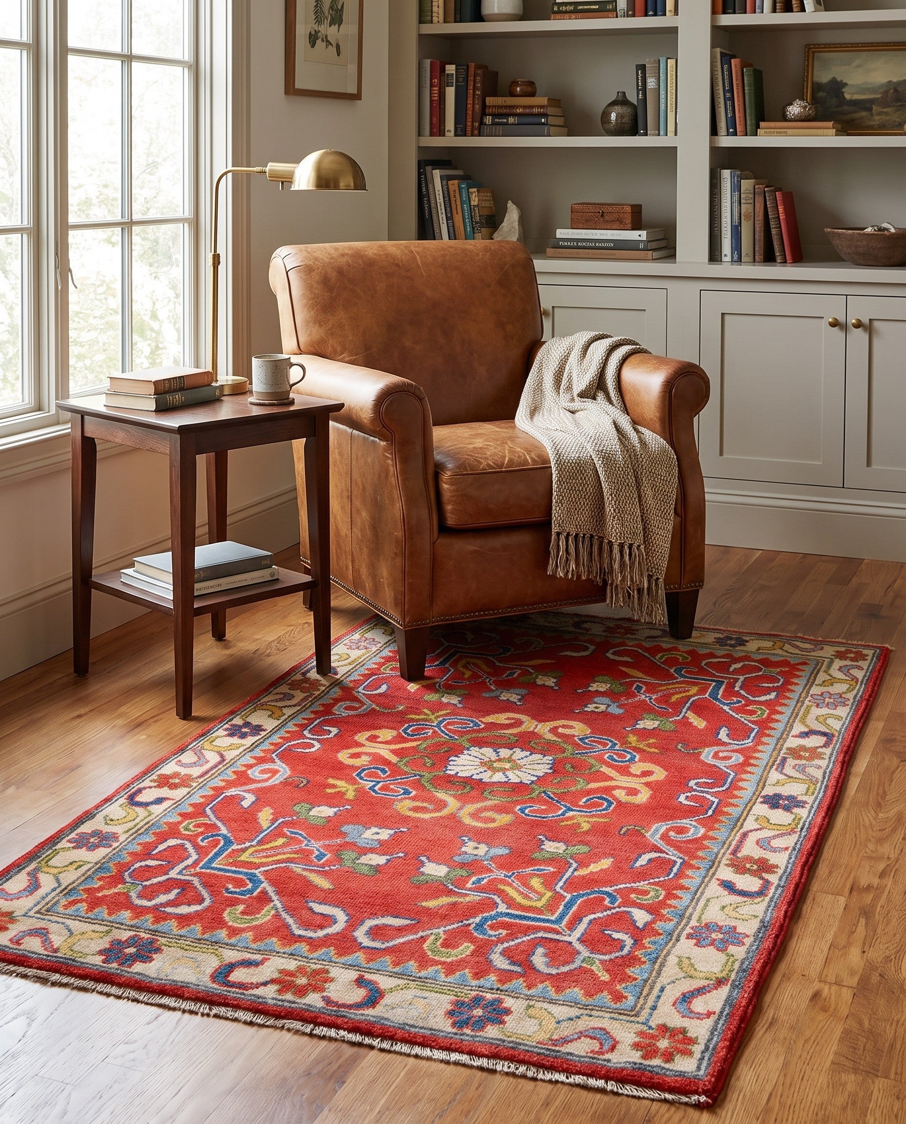 2' 9 x 4' Hand Knotted Kazak Rug