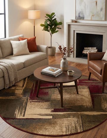 6' x 6' Cafe Round Rug