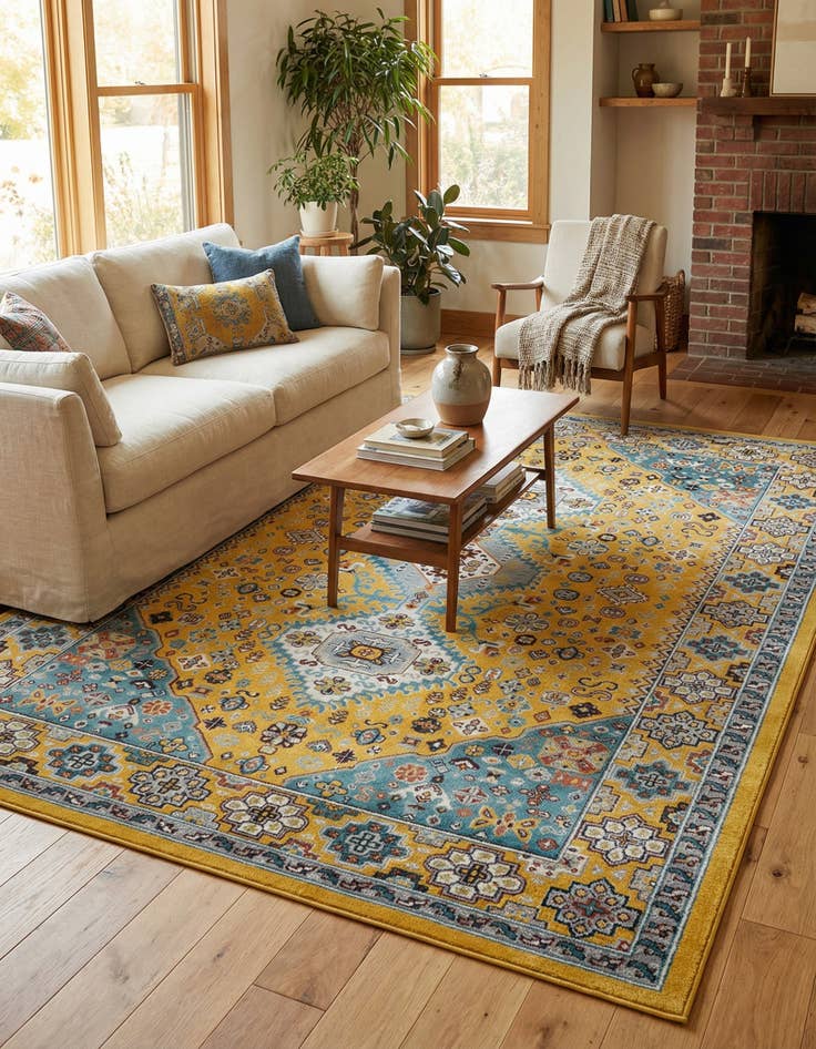 Detail image of 7' x 10' Kamala Washable Rug