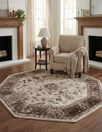 6' x 6' Nepal Octagon Rug
