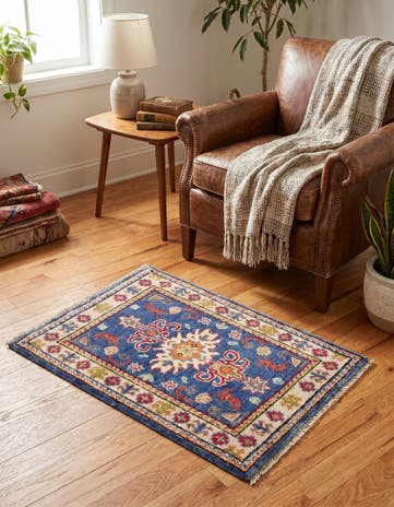 1' 10 x 2' 10 Hand Knotted Kazak Rug