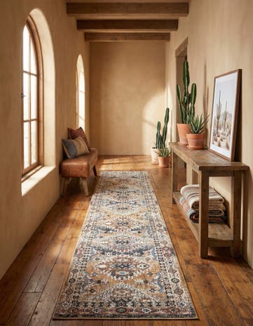 2' 7 x 12' Eco Southwestern Runner Rug
