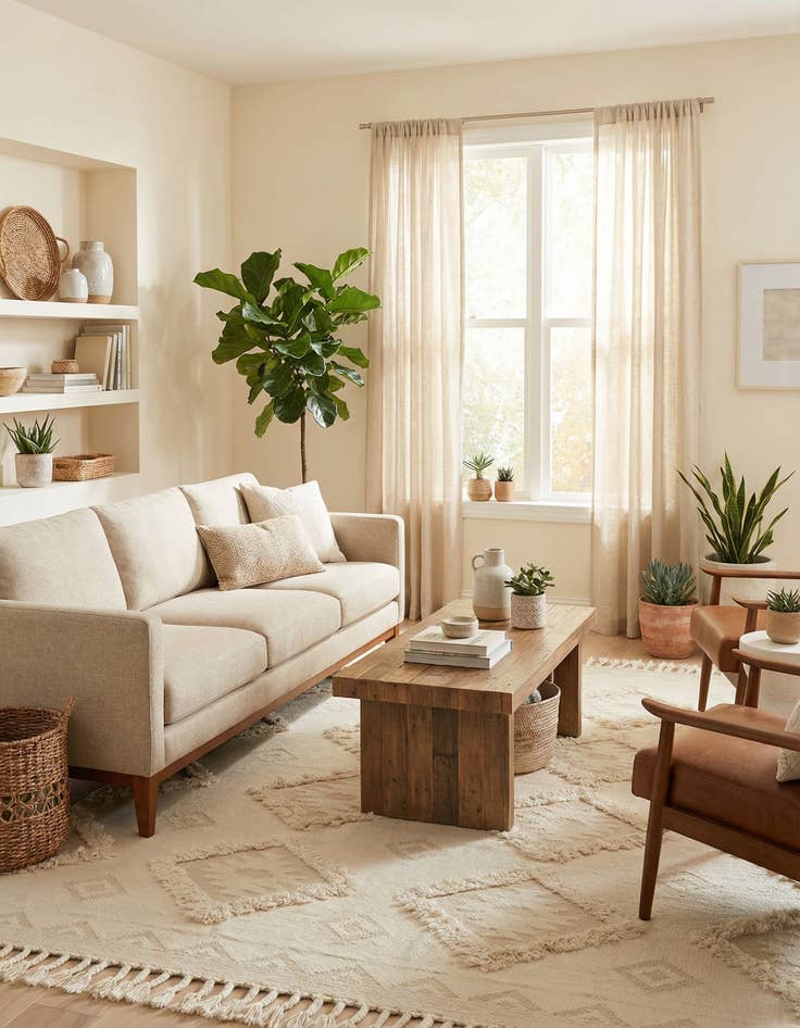 Detail image of 8' x 10' Hand Woven Arizona Wool Rug