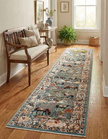2' 7 x 11' Nain Design Runner Rug