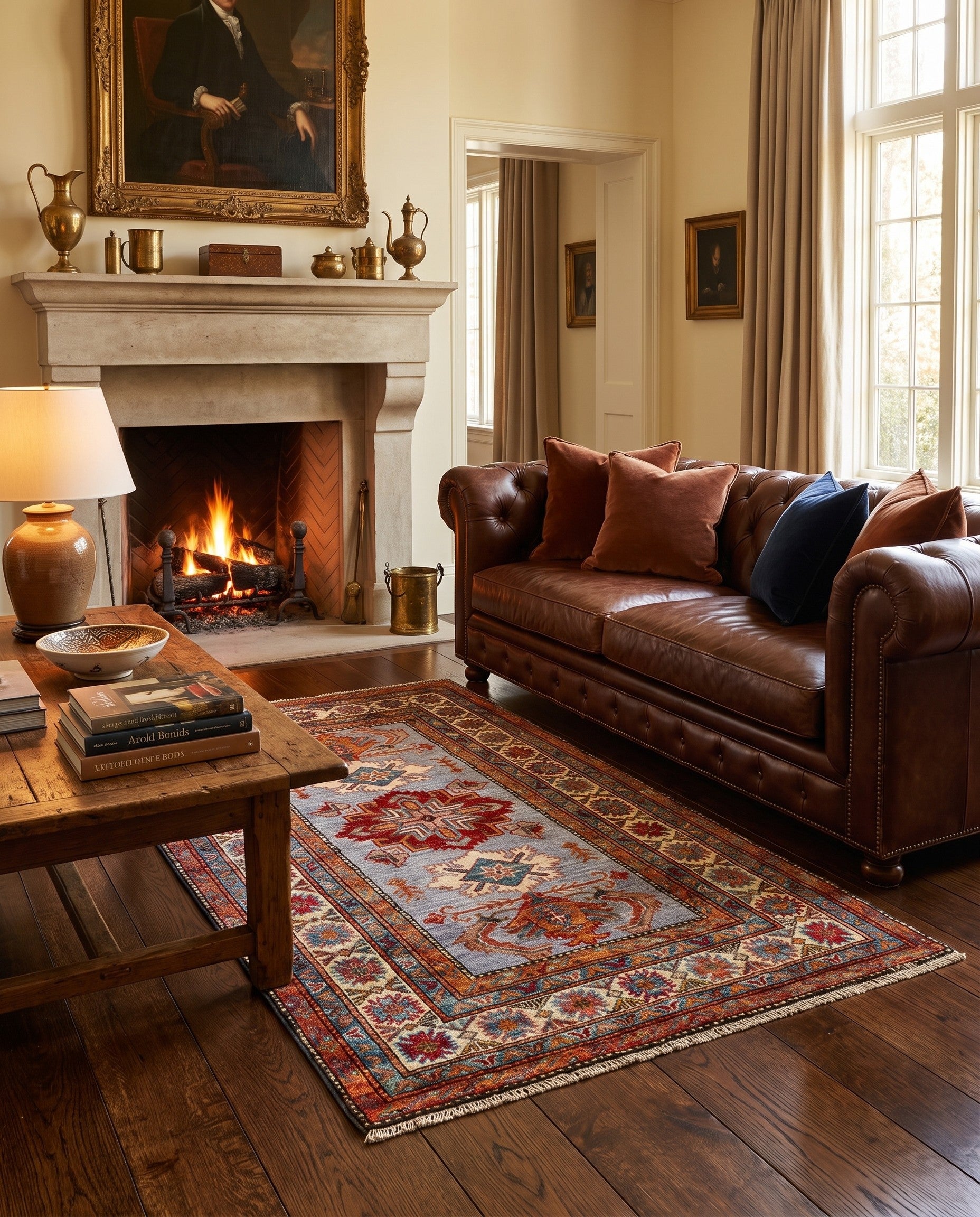 3' 3 x 5' 2 Hand Knotted Kazak Rug