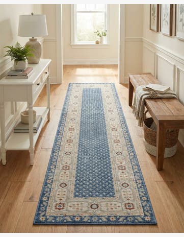 Light Blue Charlotte Runner Rug