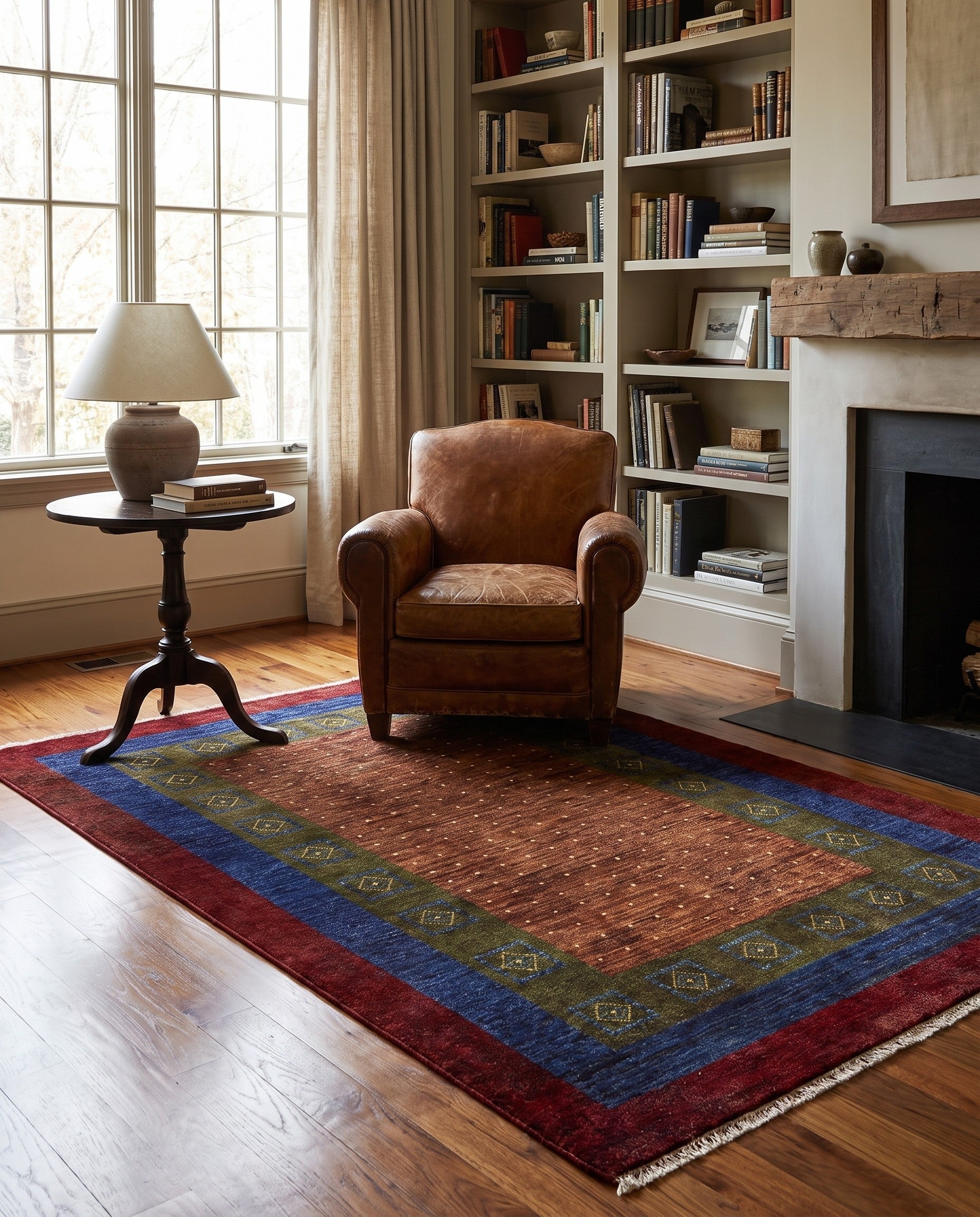4' x 6' Hand Knotted Ziegler Modern Rug