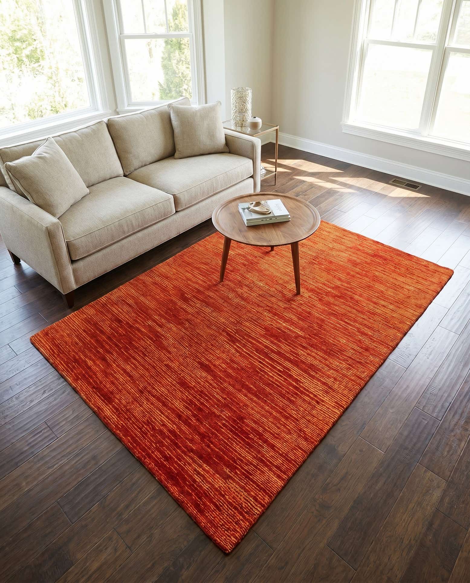 4' 9 x 6' 6 Hand Knotted Simla Mohair Rug
