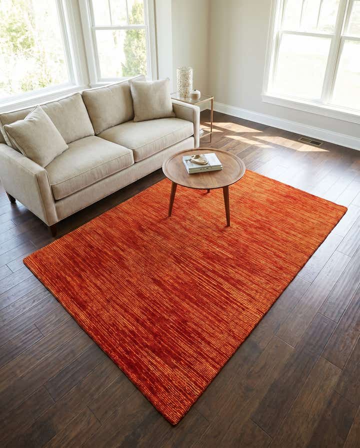 4' 9 x 6' 6 Hand Knotted Simla Mohair Rug