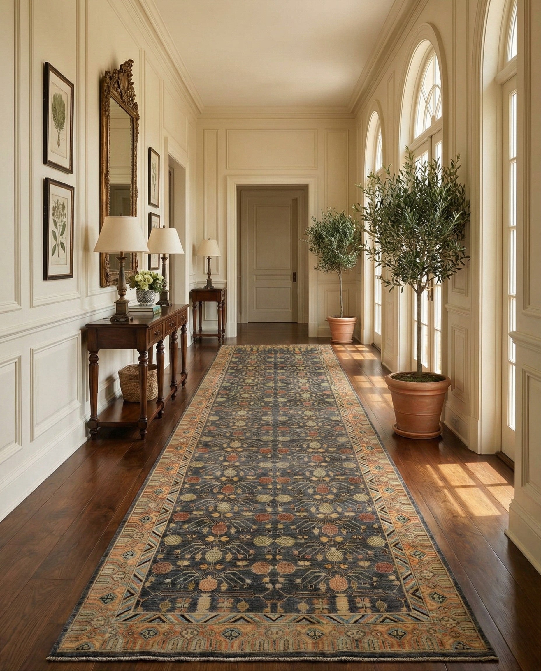 6' 2 x 19' 1 Hand Knotted Kazak Wool Runner Rug