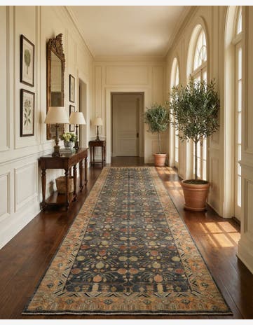 6' 2 x 19' 1 Hand Knotted Kazak Wool Runner Rug