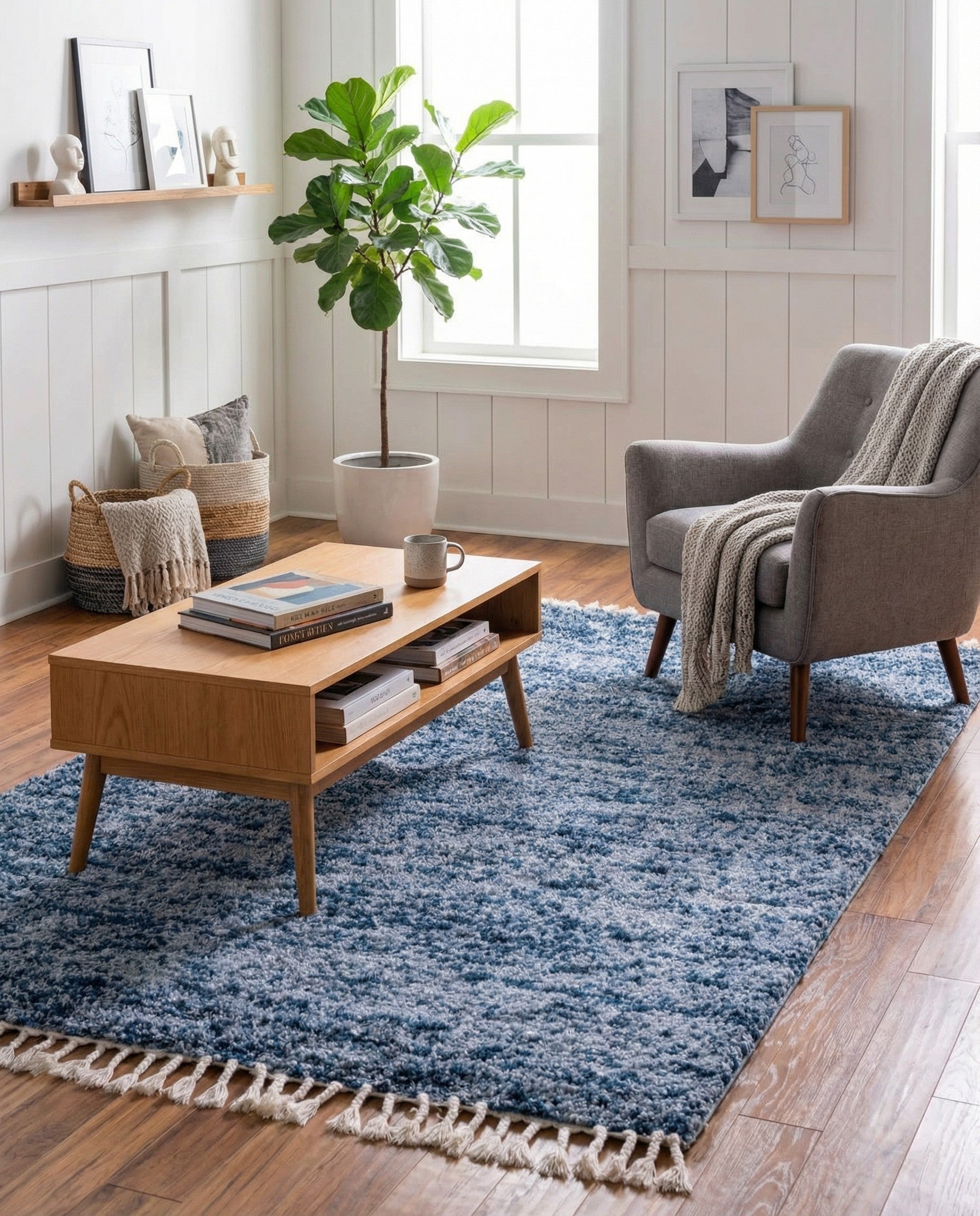 5' x 8' Athena Shag Rug