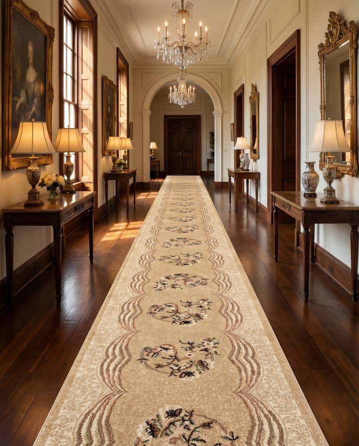 2' 8 x 101' Tabriz Design Runner Rug