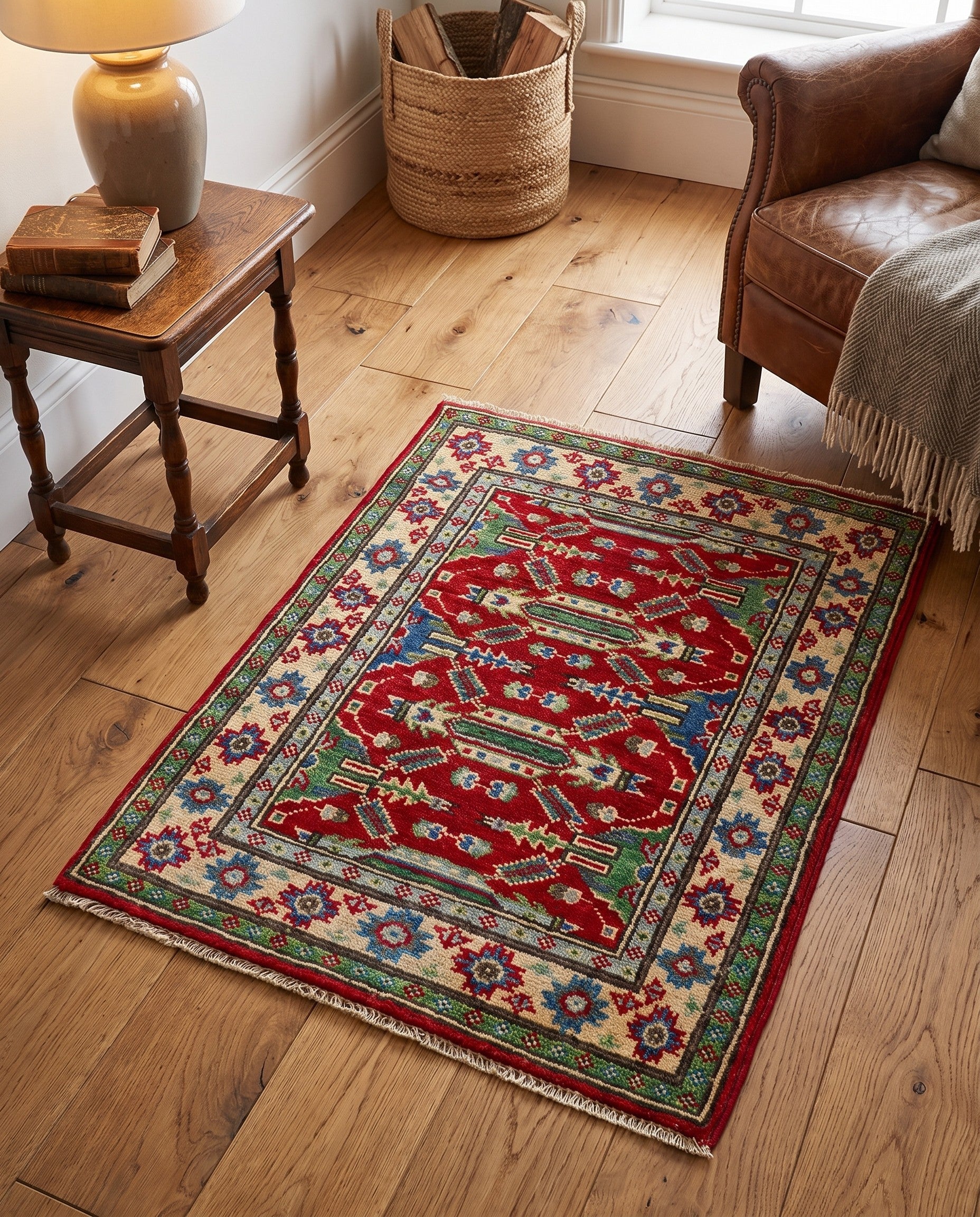 2' 1 x 2' 10 Hand Knotted Kazak Rug