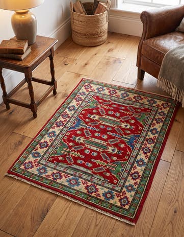 2' 1 x 2' 10 Hand Knotted Kazak Rug