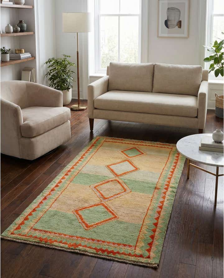 3' 3 x 5' 6 Hand Knotted Balouch Wool Rug