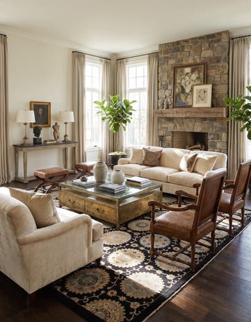 9' 11 x 13' 11 Hand Knotted Ziegler Rug