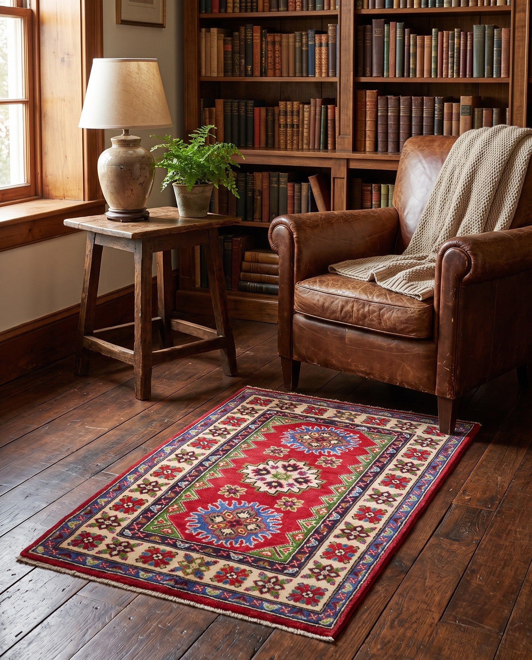 2' 8 x 4' 2 Hand Knotted Kazak Rug