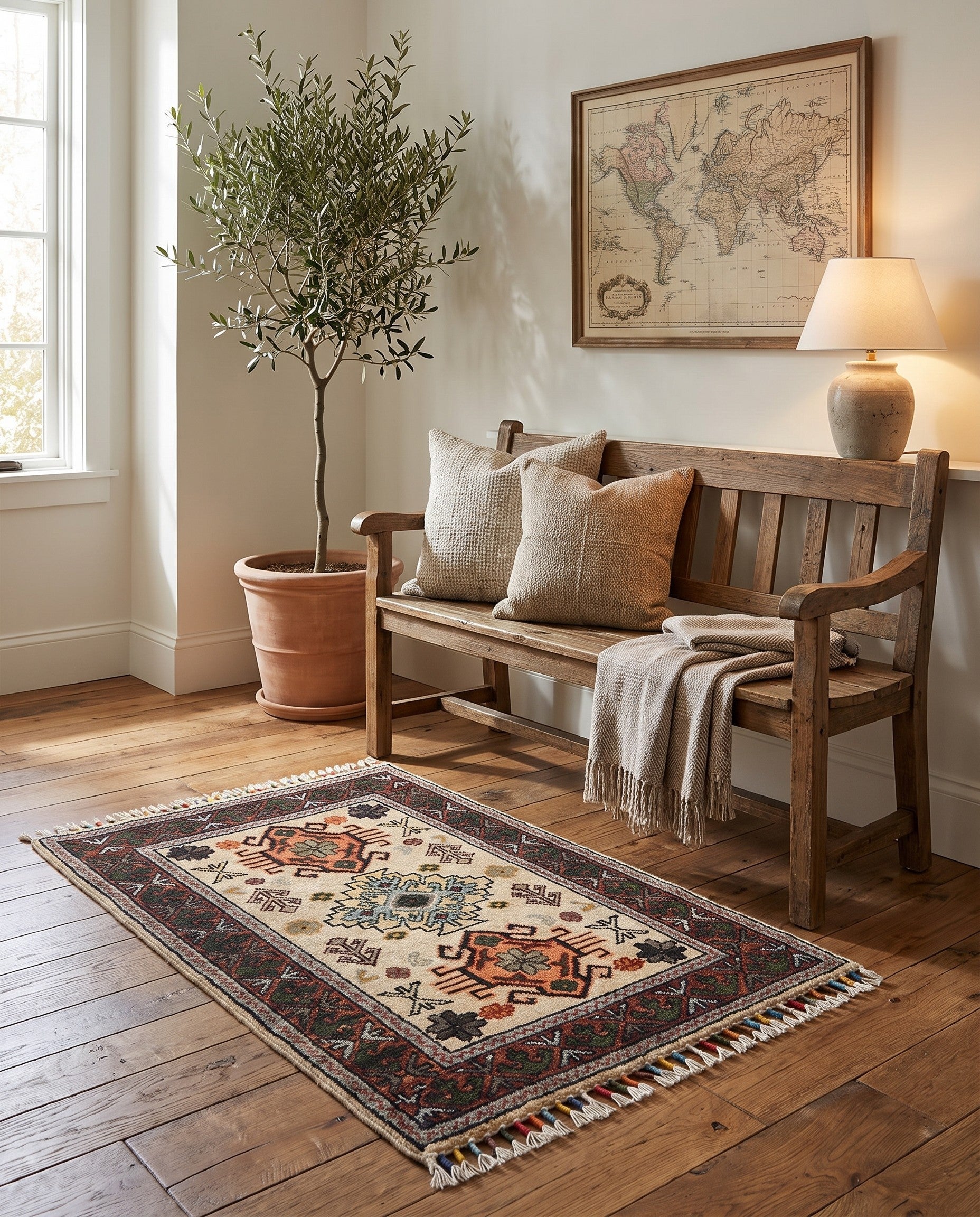 1' 11 x 2' 10 Hand Knotted Ariana Ziegler Rug
