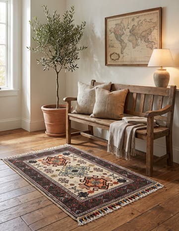 1' 11 x 2' 10 Hand Knotted Ariana Ziegler Rug