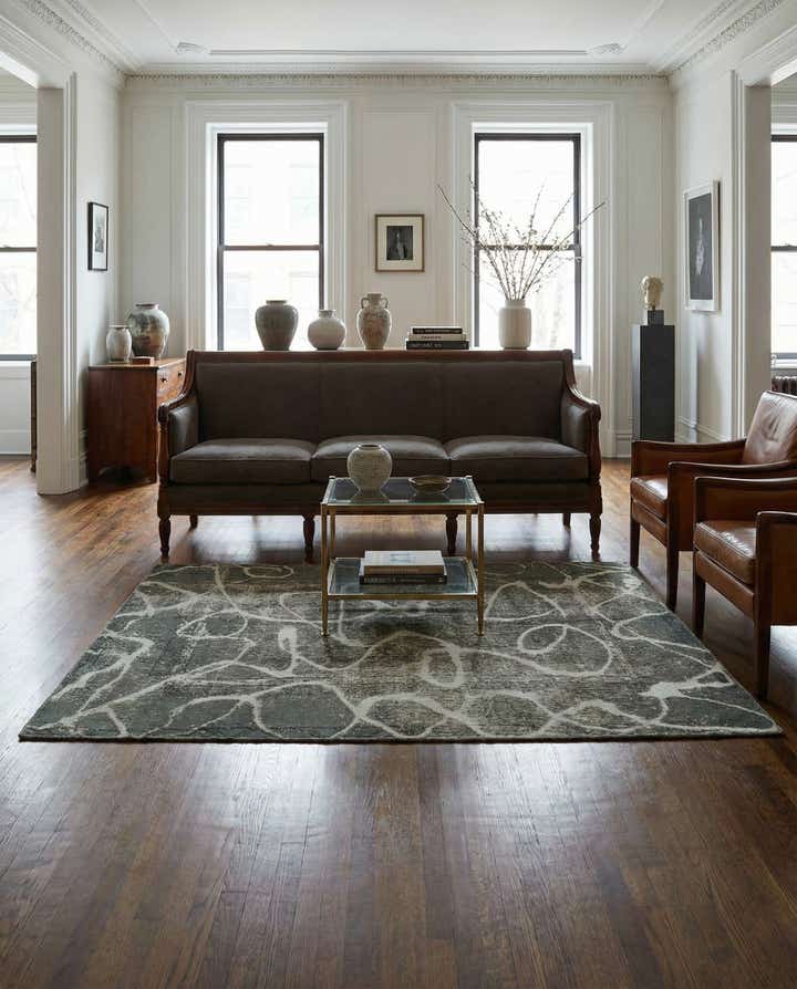 4' 5 x 6' 4 Hand Knotted Ultra Vintage Persian Wool Rug