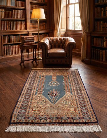 2' 8 x 4' 7 Bokhara Wool Rug