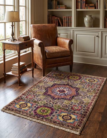 2' 1 x 3' 1 Hand Knotted Mamluk Ziegler Rug