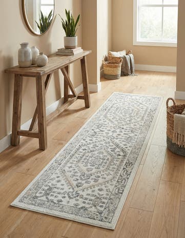 Ivory Aurelia Runner Rug