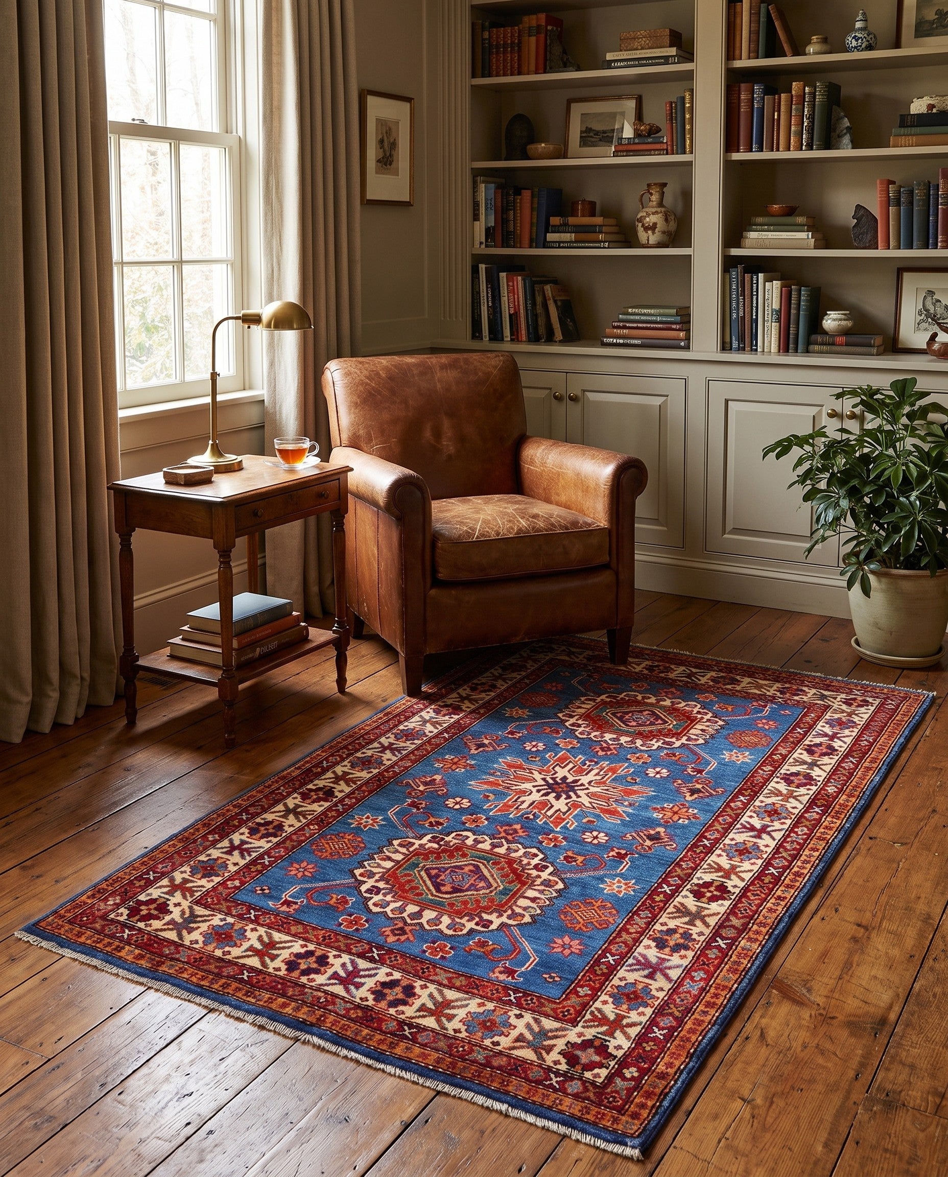 3' 3 x 5' 3 Hand Knotted Kazak Rug