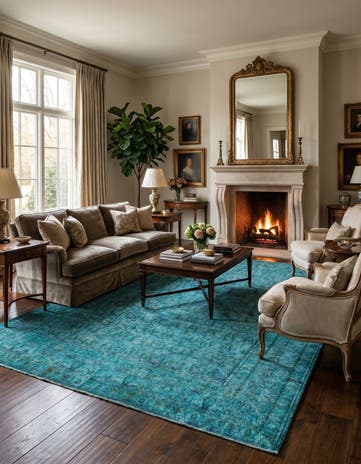 7' 7 x 10' 9 Vintage Royal Wool Rug